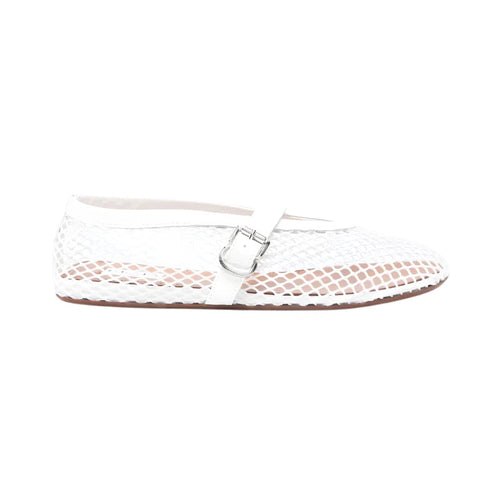 Alaïa Buckle Ballet Flats 'Triple White' (Women's)